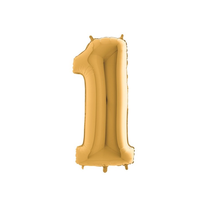 PALLONE MYLAR CM 102 NUMERO 1 ORO
