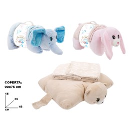 DOLCE NANNA CUSCINO CON COPERTA 90x75 CM
