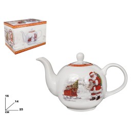 TEIERA CON COPERCHIO DECORATIVO NATALIZI