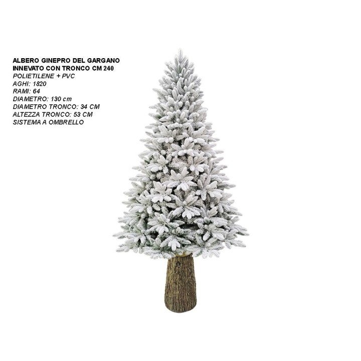 ALBERO GINEPRO GARG. INN. + TRONCO 240CM