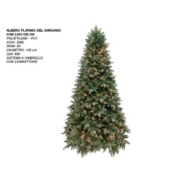 ALBERO PLATANO DEL GARG. CON LUCI 240CM