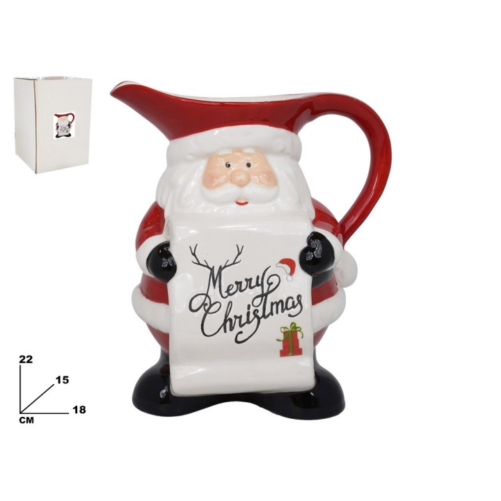 BROCCA BABBO NATALE DECORATIVA NATALIZIA