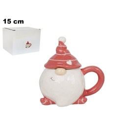 TAZZA CON COPERCHIO GNOMO DECO. NATALIZI