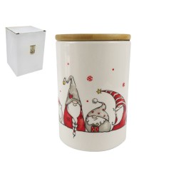 CONTENITORE GNOMO DECORATIVO NATALIZIO