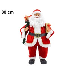 BABBO NATALE CON PACCO CM 80