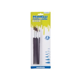 5 PENNELLI PUNTA TONDA ASS. 54NIK073