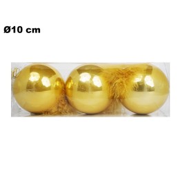 SET SFERE ORO 10 CM