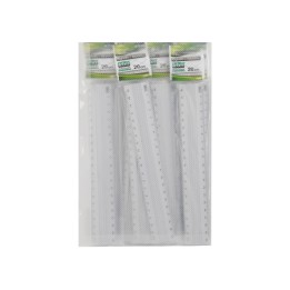 RIGHELLO ALLUMINIO 20 CM BARATTOLO 24 PZ