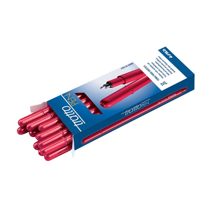 TRATTO PEN ROSSO CARMINIO 830717