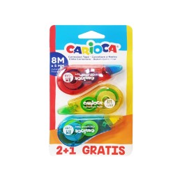CARIOCA BLISTER 3 CORRETTORI TAPE 42089