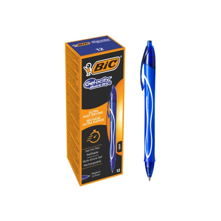 BIC PENNA GELOCITY QUICK DRY BLU
