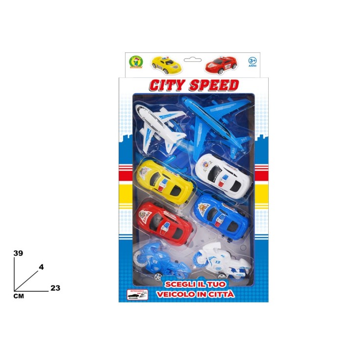 PLAYSET CITY SPEED RETROCARICA