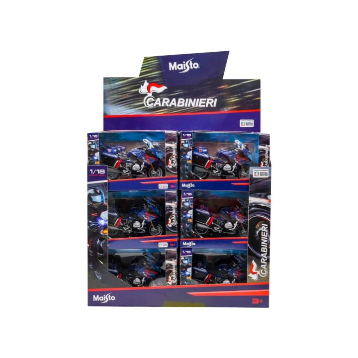 MAISTO MOTO CARABINIERI ASS 1:18 34306