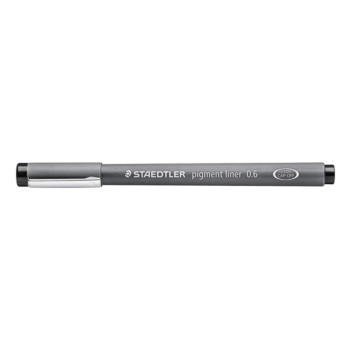 STAEDTLER FINELINER PIGMENT 0,6 NERO