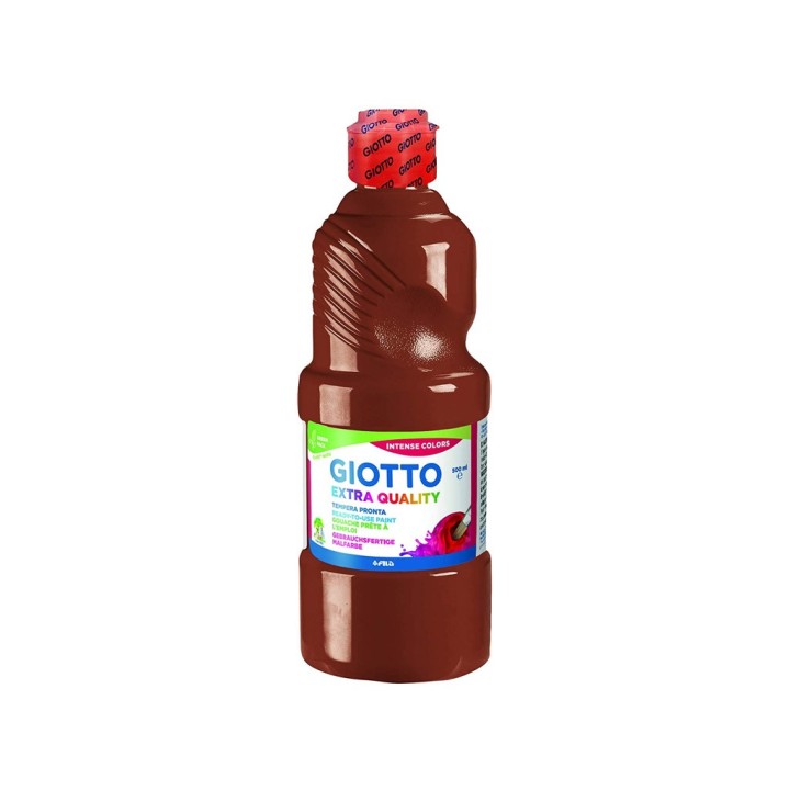 TEMPERA PRONTA FLAC.500ML MARRONE