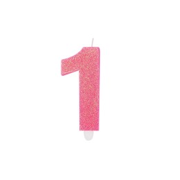NUM. 1 DI CERA SWEETY FUXIA GLITTER