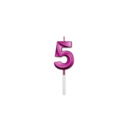 NUM. 5 PRESTIGE FUXIA METAL CM.9
