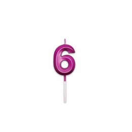 NUM. 6 PRESTIGE FUXIA METAL CM.9