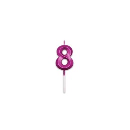 NUM. 8 PRESTIGE FUXIA METAL CM.9