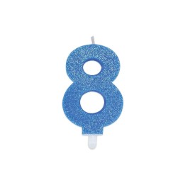 NUM. 8 DI CERA SWEETY CELESTE GLITTER