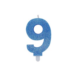 NUM. 9 DI CERA SWEETY CELESTE GLITTER
