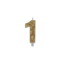NUM. 1 DI CERA SWEETY ORO GLITTER