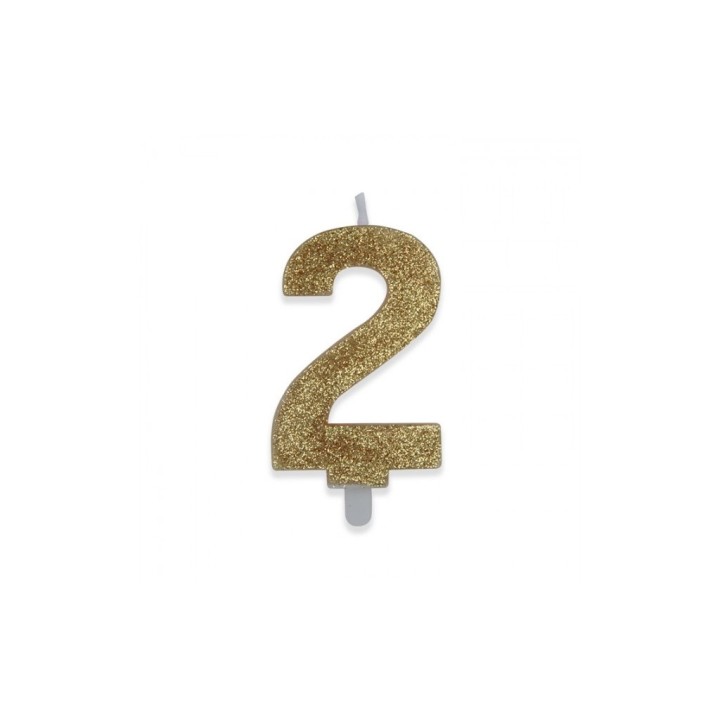 NUM. 2 DI CERA SWEETY ORO GLITTER