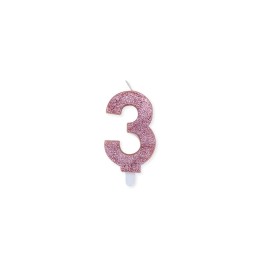 NUM. 3 DI CERA SWEETY ROSE GOLD GLITTER