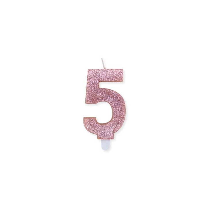 NUM. 5 DI CERA SWEETY ROSE GOLD GLITTER