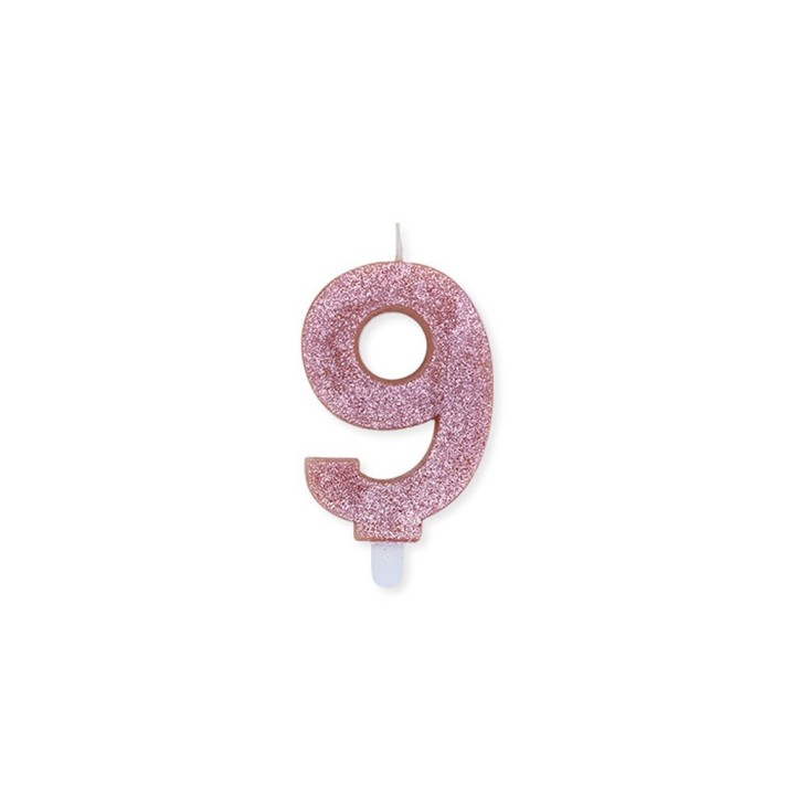 NUM. 9 DI CERA SWEETY ROSE GOLD GLITTER