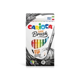 CARIOCA 10 PENNARELLI SUPER BRUSH 42937