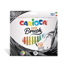 CARIOCA 20 PENNARELLI SUPER BRUSH 42968