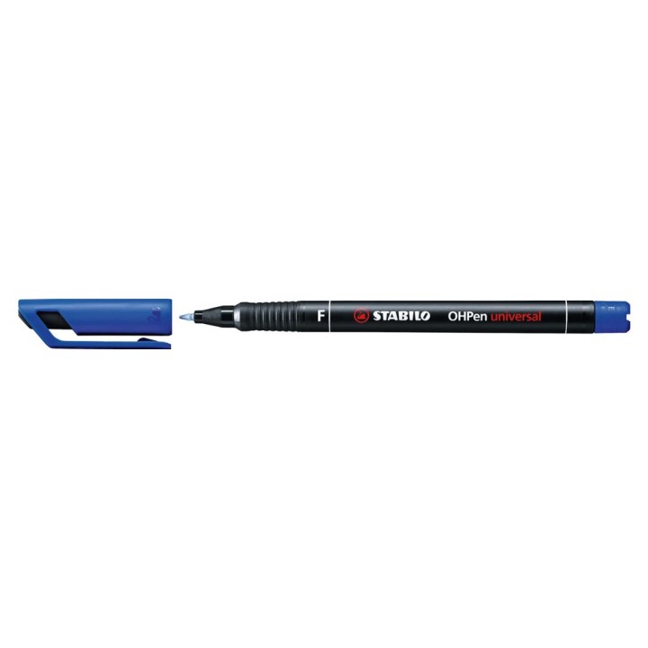 STABILO PENNARELLO OHP PUNTA F BLU