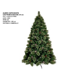 ALBERO ASPROMONTE CON PIGNE E BACCHE 270