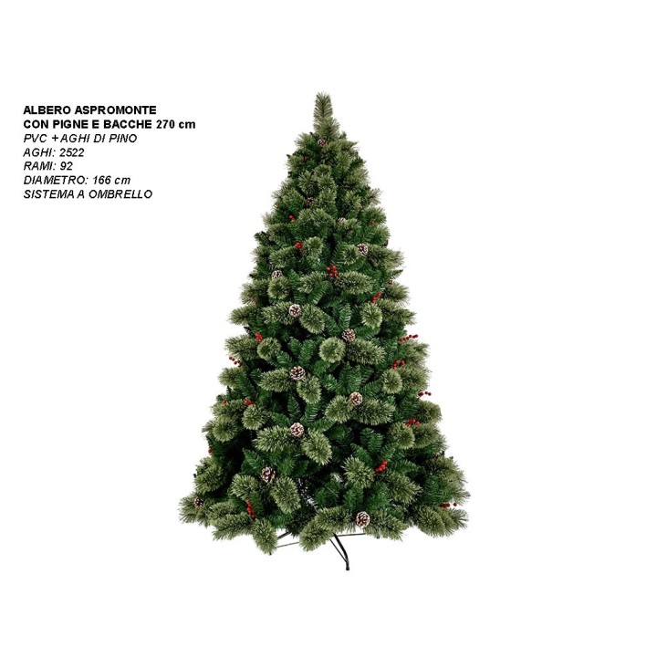 ALBERO ASPROMONTE CON PIGNE E BACCHE 270