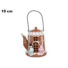 CAFFETTIERA DECORATIVA NATALIZIA C/ LUCI