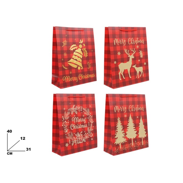 BUSTA NATALE 31*40*12CM