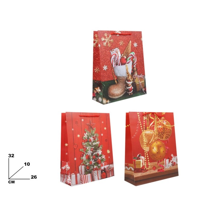 BUSTA NATALE 26*32*10CM