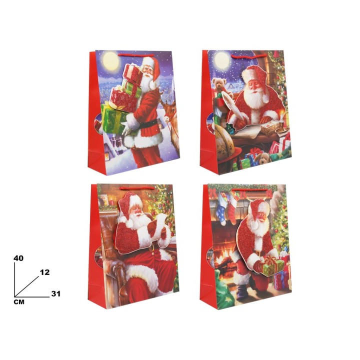 BUSTA NATALE 31*40*12CM
