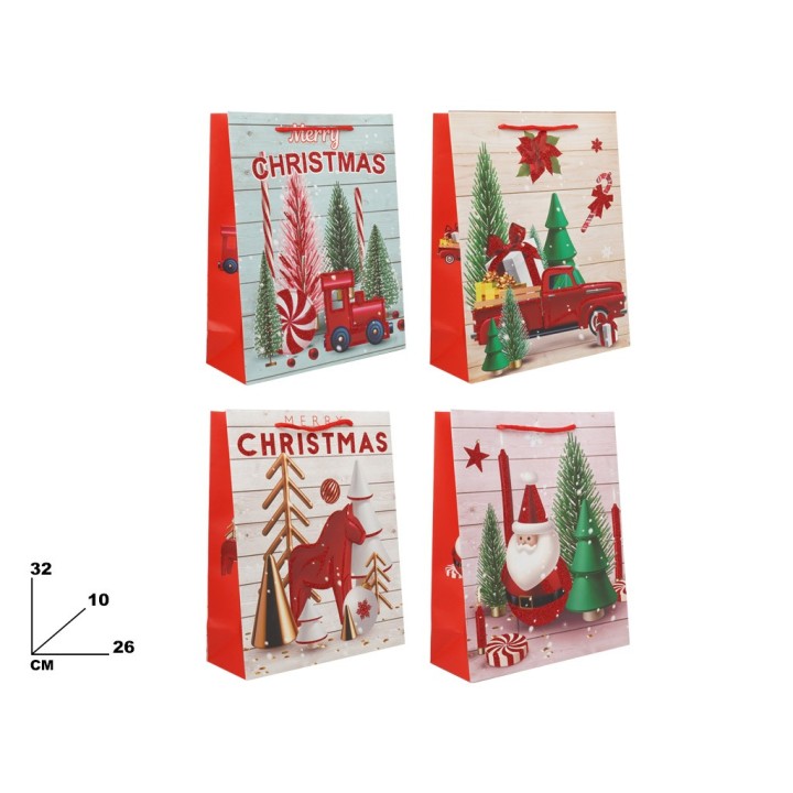 BUSTA NATALE 26*32*10CM