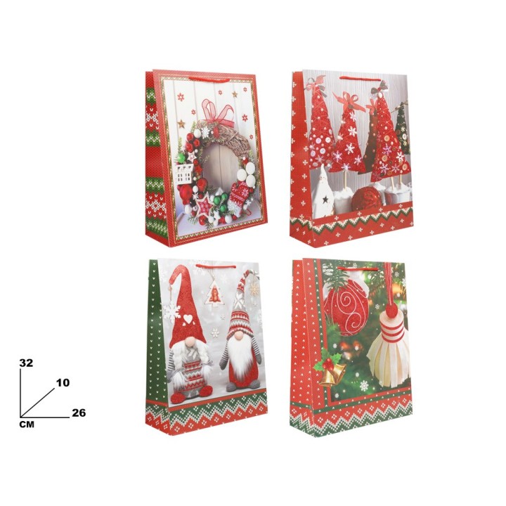 BUSTA NATALE 26*32*10CM