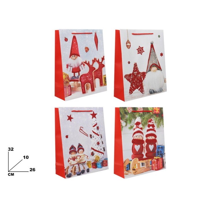 BUSTA NATALE 26*32*10CM