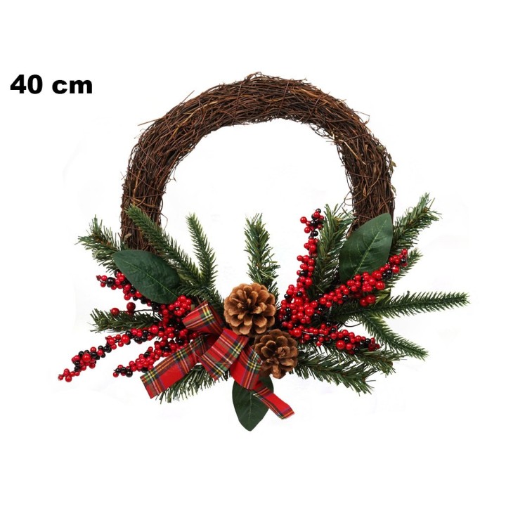 CORONA NATALIZIA 40 CM
