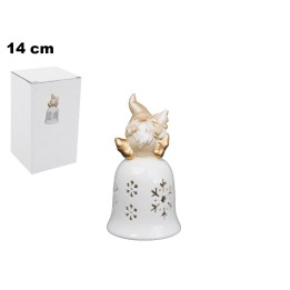 BABBO NATALE CON LED 14 CM