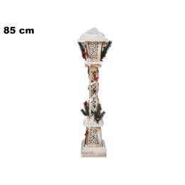 LAMPIONE DECORATIVO BIANCO C/LED CM 85
