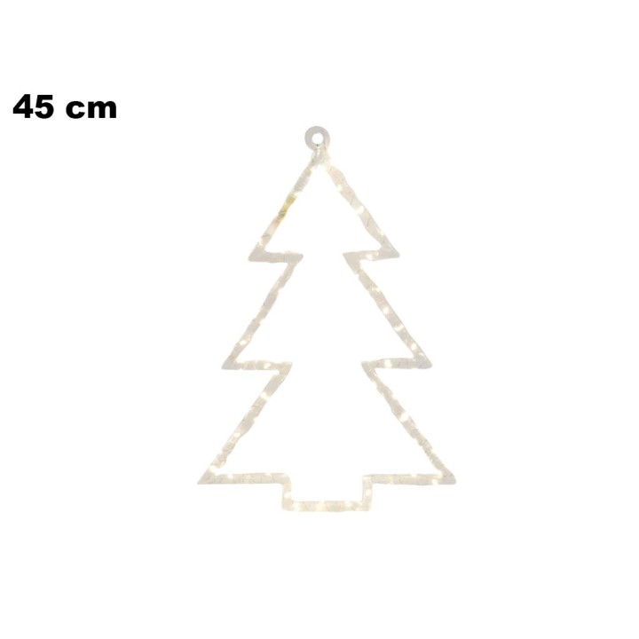 DECORAZIONE ALBERO NATALIZIO CON LUCI