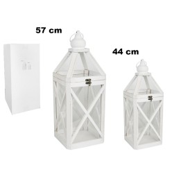 DUE LANTERNE 57,8 CM E 44,5 CM