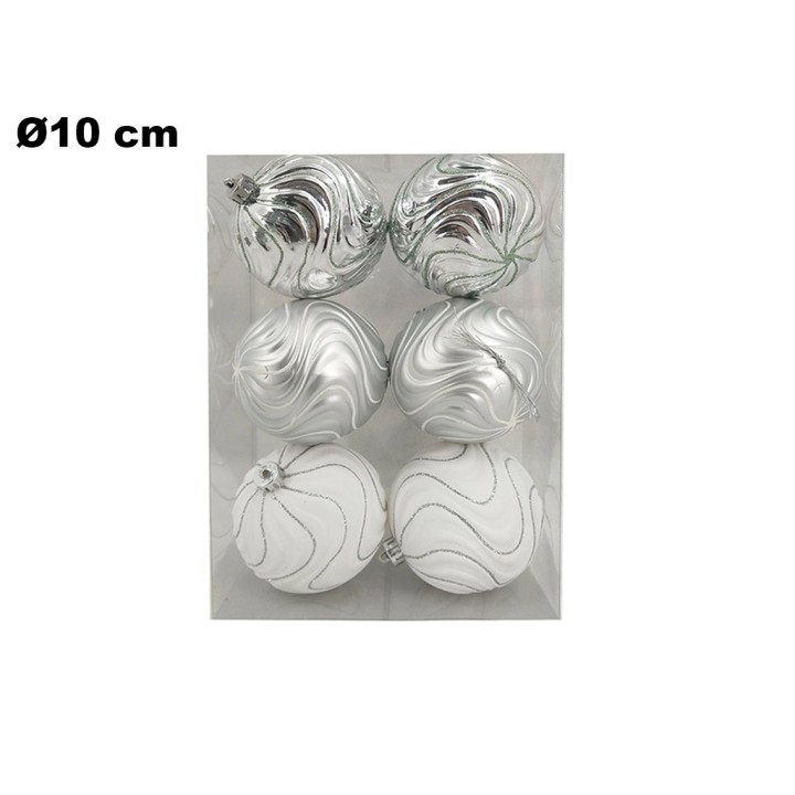 SET 6 PALLINE NATALIZIE