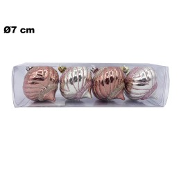 SET 4 PALLINE NATALIZIE