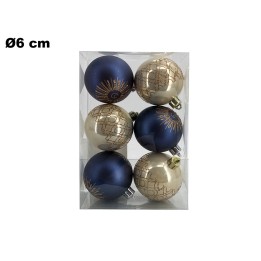 SET 6 PALLINE NATALIZIE